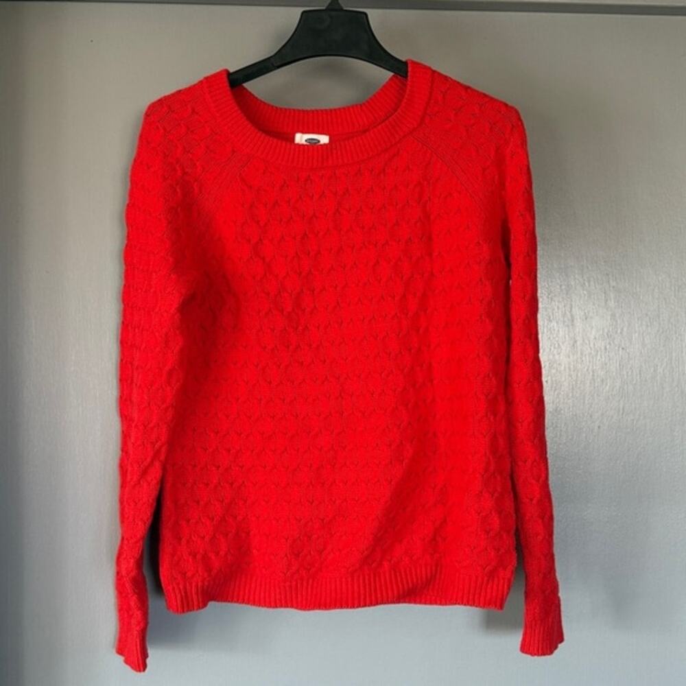 Old Navy Women's Pullover Crew Neck Sweater Long Sleeves